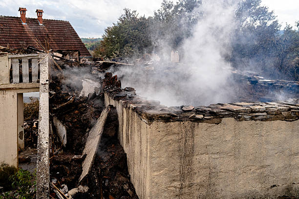 Professional Fire Damage Assessment technician working in Prospect Park, PA